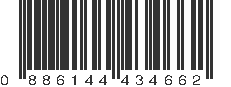 UPC 886144434662