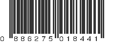 UPC 886275018441