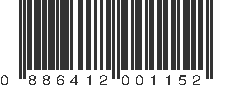 UPC 886412001152