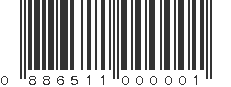 UPC 886511000001