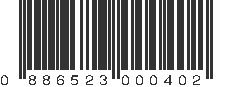 UPC 886523000402