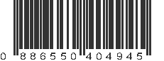 UPC 886550404945