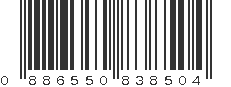 UPC 886550838504