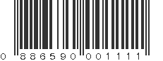 UPC 886590001111