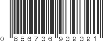 UPC 886736939391