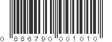 UPC 886790001010