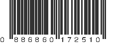 UPC 886860172510