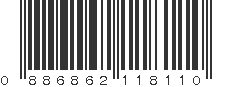 UPC 886862118110