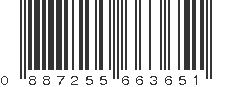 UPC 887255663651