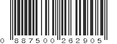 UPC 887500262905