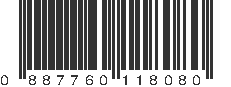 UPC 887760118080