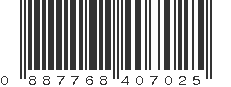 UPC 887768407025