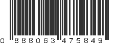 UPC 888063475849