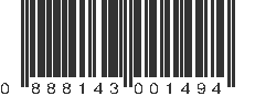 UPC 888143001494