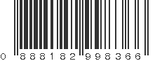 UPC 888182998366