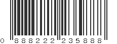 UPC 888222235888