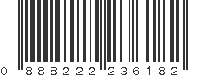 UPC 888222236182