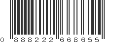 UPC 888222668655