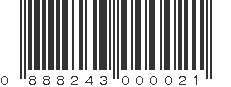 UPC 888243000021