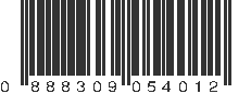 UPC 888309054012