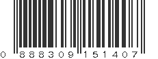 UPC 888309151407