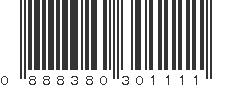 UPC 888380301111