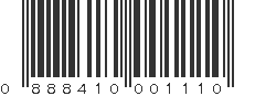 UPC 888410001110