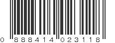 UPC 888414023118