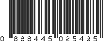 UPC 888445025495