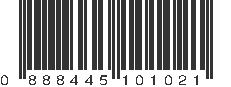 UPC 888445101021