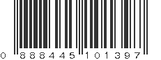 UPC 888445101397