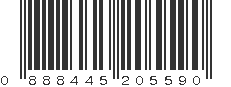 UPC 888445205590