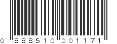 UPC 888510001171