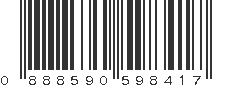 UPC 888590598417