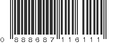 UPC 888687116111