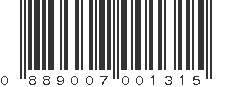 UPC 889007001315