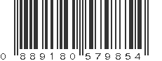 UPC 889180579854