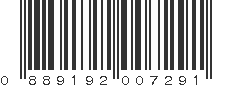 UPC 889192007291