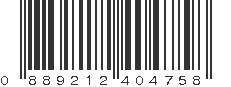 UPC 889212404758