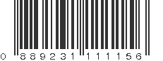 UPC 889231111156