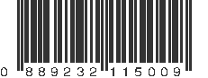 UPC 889232115009