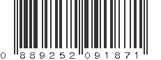 UPC 889252091871