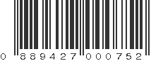 UPC 889427000752