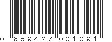 UPC 889427001391