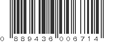 UPC 889436006714