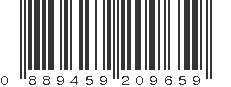 UPC 889459209659