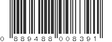 UPC 889488008391