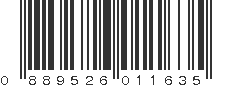 UPC 889526011635