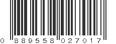 UPC 889558027017