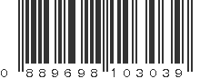 UPC 889698103039
